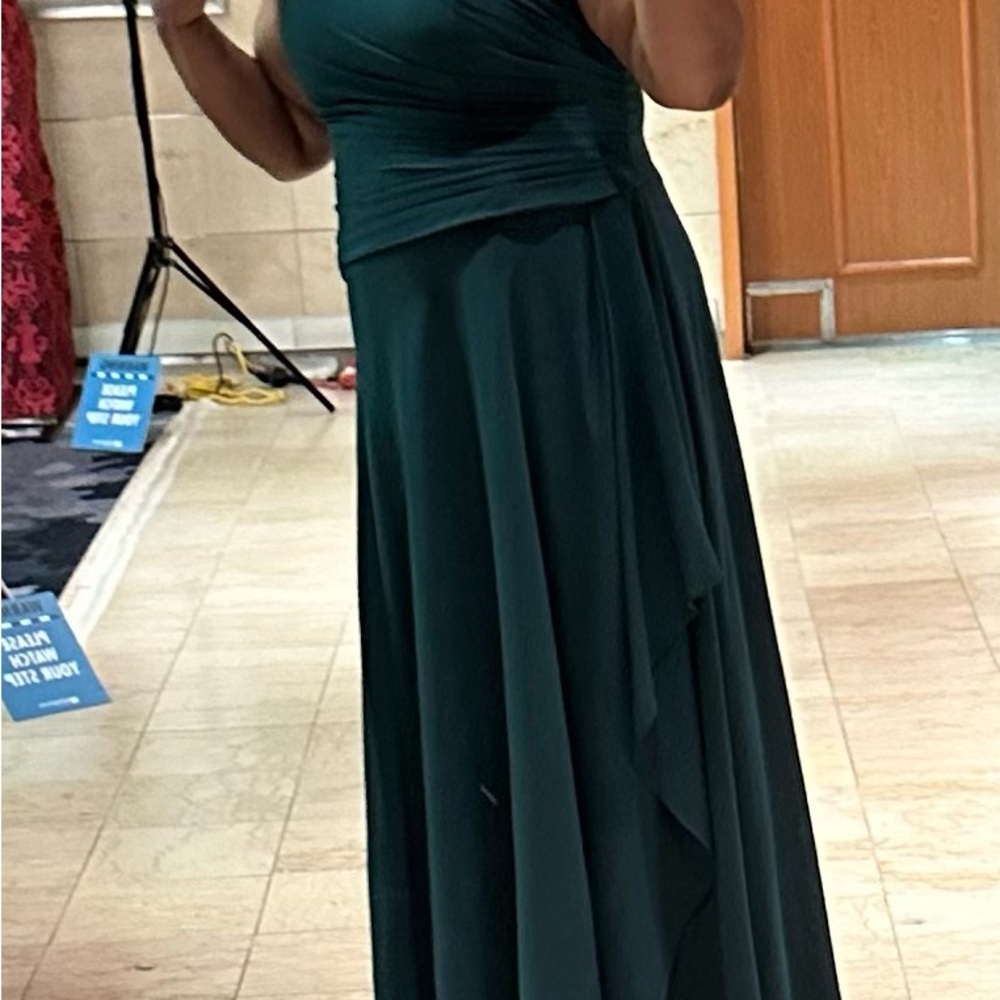 Sophisticated Teal Wedding Dress